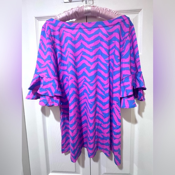 LILLY PULITZER Lula Ruffle Sleeve Top Size XL. NWOT - Picture 2 of 10
